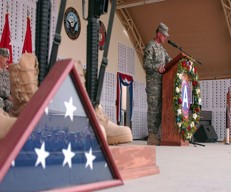 US Forces Observe Memorial Day in Kuwait