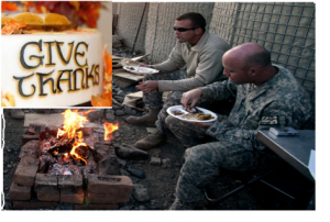 Thanksgiving on Combat Outpost Cherkatah Khowst Province, Afghanistan (U.S. Army)