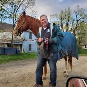Duane KK4BZ with his horse