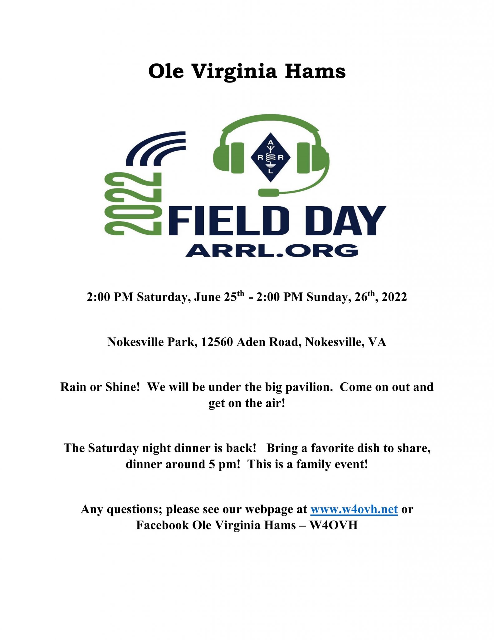 W4OVH Ole Virginia Hams
