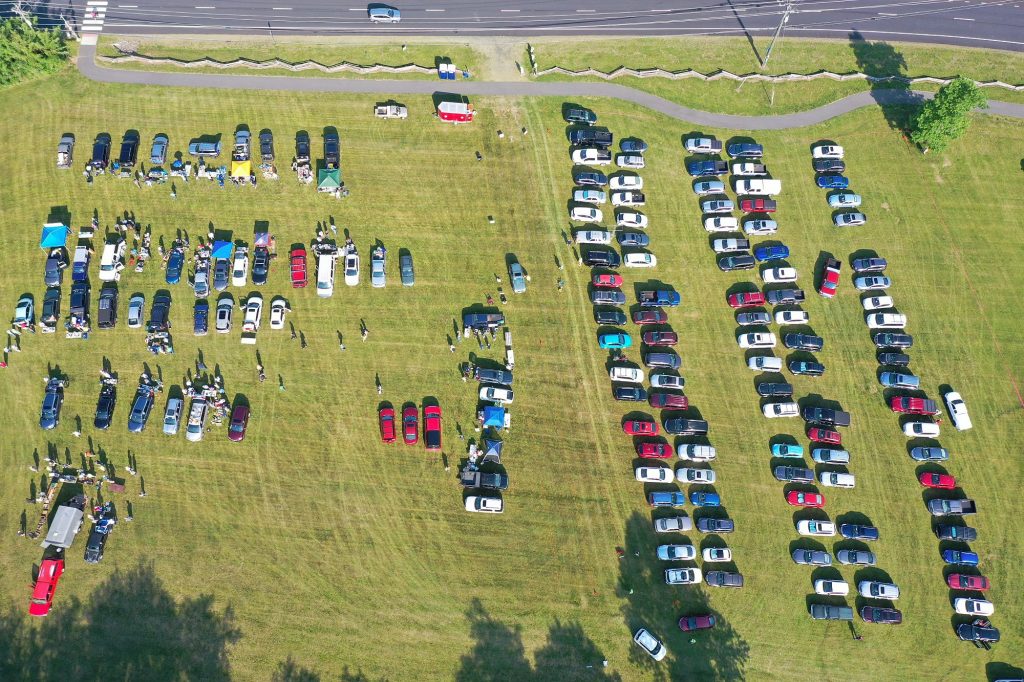 Drone view 2023 Tailgate Party