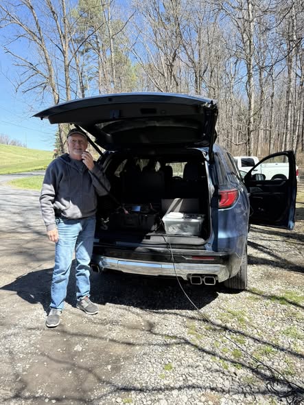 George K4GVT on his first independent POTA