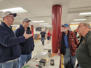 Rob KR4EEV, friend, Bruce KN4GDX, and John KG4NXT