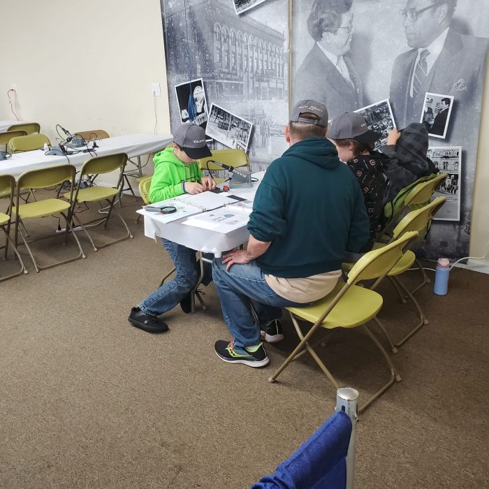 Arrl Youth Lounge - notice soldering iron